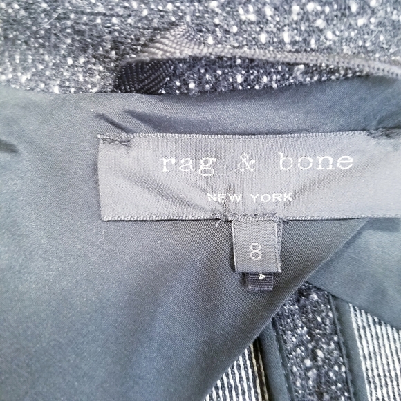 Rag‎ & Bone Gray Wool fitted Blazer 8 - Picture 10 of 16